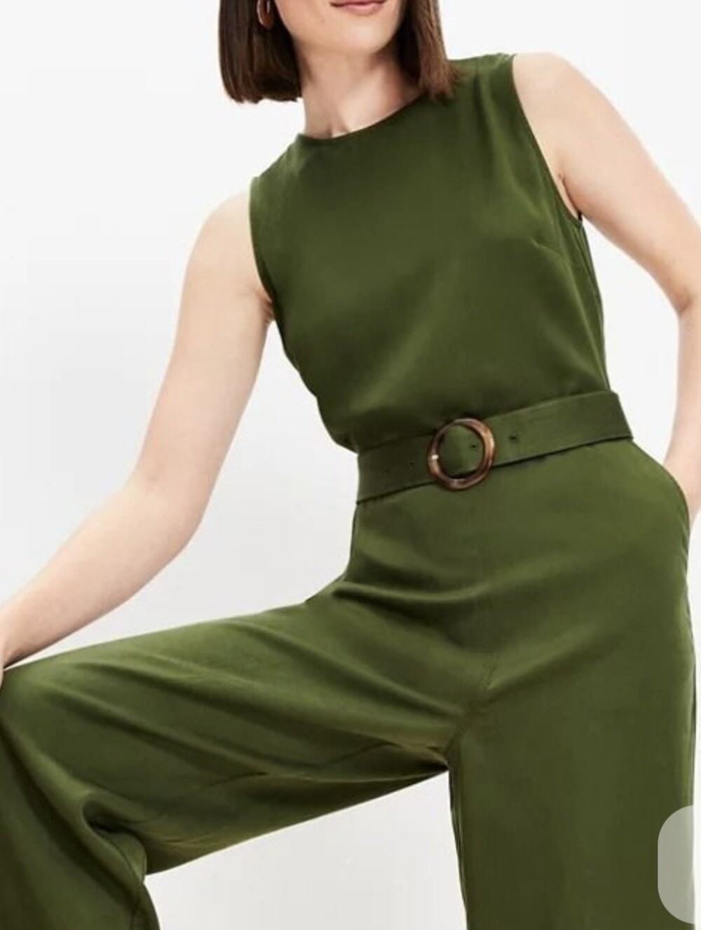 Loft 100% Lyocell Romper With Pockets